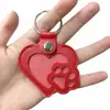 Chaveiro em Forma de Coração para Pelos de Pet Coletor Portátil de Pelos de Cachorro Nova Etiqueta de Coleira para Pet Pingente Comemorativo