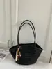 Bolso de Hombro para Mujer Estilo Nuevo, Gama Alta, Moderno, Versátil, Bolso de Axila para Viajes Diarios, Gran Capacidad, Bolso Tejido Casual para Mujer, Transfronterizo