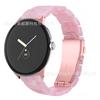 Adecuado para Google 12345 Smartwatch de Resina con Correa de Metal y Resina Google Pixel Watch