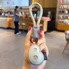 Chaveiro Pingente Criativo de Couro PU com 26 Letras, Simples para Casal Carro Bolsa Decoração de Chaveiro Presente