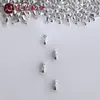 Colgante de Plata de Ley S925 con Forma de Gota de Agua Cadena de Cola de Gota de Agua Sólida para Pulsera DIY Accesorios para Joyería DIY Venta al por Mayor