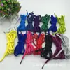 En stock 5 mm cuerda redonda sólida de poliéster de colores cuerda para la cintura cuerda para sombrero cordón accesorios para la ropa cuerda tejida venta al por mayor