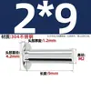 Gb109 Remache Sólido de Acero Inoxidable 304 Cabeza Plana Remache de Sauce Martillado a Mano M2M3M4M5M6M8-M20Mm