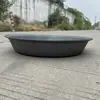 Olla Tradicional de Hierro Fundido Sartén Gruesa Olla Grande de Hierro Fundido Antigua Cuenco para Fogata Cuenco para Estufa de Leña Círculo para Fogata