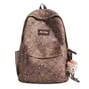 Mochila de moda ins niche estilo coreano para meninas, mochila de estudante universitário com alta estética, mochila para estudante do ensino fundamental II e ensino médio