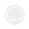 Comércio Exterior Europeu e Americano Plástico Brilhante Placa Plana Prato de Jantar Prato de Jantar Ocidental Prato de Salada Sobremesa Prato de Frutas Elegante Cor Pura PP Padrão Europeu