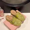 Sandalias de verano para mujer a la moda para exteriores, modelo nuevo 2026 estilo falda de alta apariencia, sandalias de punta cerrada estilo hada Birkenstock