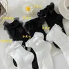 Estilo Japonés Lazo Blanco Encaje Primavera Verano Delgado Dulce Princesa Lolita Mary Jane ins Accesorios Calcetines