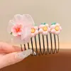Pente de Cabelo Infantil Acabamento de Cabelos Quebrados Artefato Pente Lala Grampo de Cabelo Feminino 2025 Novo Cartão de Cabelo para Menina Acessório de Cabeça para Bebê