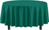 Color Sólido Blanco Negro Redondo Tela Restaurante Conferencia Evento Fiesta Desechable Mantel Redondo Cuadros Personalizable Mesa de Comedor
