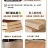 Mesa Lateral Móvil de Madera Maciza, Mesa de Café Plegable y de Altura Ajustable, Mesa de Té Pequeña para Apartamentos Pequeños, Sala de Estar, Hogar, Balcón, Gabinete Lateral para Sofá