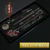 Arma Fría Modelo de Arma Artesanía Totalmente Metálica Adornos Espada Longquan Espada Zixiao Cuchillo de Anillo Modelo de Arma de Juguete
