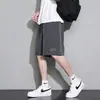 Pantalones Cortos de Seda de Hielo al por Mayor para Hombre, Estilo Delgado de Verano, Marca de Moda, Pantalones Cortos Sueltos Casuales de Cinco Puntos de Longitud Media, Pantalones Cortos Deportivos de Baloncesto
