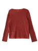 ¡Ambiente relajado y acogedor! Suéter largo de otoño para mujer hecho de Tencel, lana y cachemira con un patrón trenzado similar a una nube