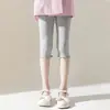 Leggings para niñas al por mayor para exportación, estilo de verano fino, de tres cuartos