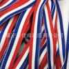 Nuevo Jacquard Intercolor Canalé Cinta de Canalé Raya Color No elástico Tricolor Liso Cinturón Pantalón Deportivo Raya Lateral Accesorios de Prenda