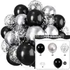 Amazon Transfronterizo Set de 35 Globos de 12 Pulgadas Globos Decorativos para Fiesta de Cumpleaños Secuellas de Colores Arreglo de Banquete
