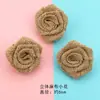 Arpillera de Cáñamo Hecha a Mano DIY Cuerda Flores Pequeñas Decoración Creación de Ambiente para Jardín de Infancia Estilo Bosque Estilo Pastoral Mariposa Retro Flor Otra