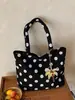 Bolsa de lunares Yuezi para mujer, gran capacidad, nuevo estilo de verano 2026, bolso de hombro cruzado simple e informal, bolso para oficinista