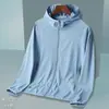 Ropa de Protección Solar para Exteriores UPF50 Protección UV Ropa de Protección Solar Chaqueta con Capucha para Hombre y Mujer Ropa de Protección Solar Ligera Transpirable para Hombre