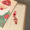 2025 Nova Bolsa Escolar Pingente de Menina de Natal Desenho Animado Fofo Novo Chaveiro de Bolsa Papai Noel Desenho Animado