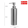 Botella Cilíndrica Spot para Loción Botella Recta para Gel de Ducha Dispensador de Jabón de Acero Inoxidable 304 250ml 350ml 550ml