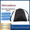 Bolsa de armazenamento de cabo de dados de PU preto spot bolsa de PU à prova d'água preta com cordão bolso à prova d'água
