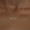 Colar Pingente Borla de Zircônia Bonito Transfronteiriço Joia Simples Colar Viagem Festa Meninas Presente de Feriado