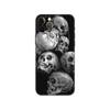 Funda para iPhone 16 con diseño de calavera, genial, de Halloween, para hombre.