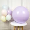 Globo macaron de 36 pulgadas estilo ins red net es redondo para expresar helio despegue látex decoración de boda