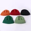Gorra de punto de alta calidad tipo piel de melón gorra de guisante