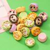Lindo cachorro huevo tarta comida juego tridimensional dibujos animados resina joyería accesorios niños juguetes hechos a mano regalo materiales al por mayor