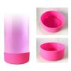 Juego de tazas de silicona con diámetro de explosión de 9 cm, olla espacial, taza de silicona, almohadilla inferior de silicona, 32 oz-40 oz, universal, multicolor
