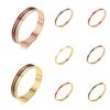 Versión coreana del anillo de aceite de acero de titanio muy fino de 1 mm de nicho para mujer, anillo Joker popular europeo y americano, joyería al por mayor
