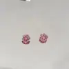 Nuevo producto popular: Zircón tallado escarcha 6 mm, piedra suelta súper brillante con recubrimiento de alto brillo, aretes de joyería DIY al por mayor