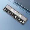 Nuevo letrero de estacionamiento temporal con logo de coche láser, resistente a altas temperaturas, adecuado para tarjetas de teléfono de coche
