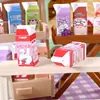 Acessórios de Resina DIY Estilo Japonês Garrafa de Leite Aberta Casa de Bonecas Comida em Miniatura Brinquedo Modelo