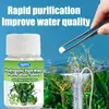 Kineshinex tabletes de purificação de água para plantas hidropônicas, conservação de flores frescas, solução nutritiva para bambu da sorte, purifica a qualidade da água e prolonga o período de floração