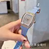 Generación de microempresas transfronterizas brida barril de vino cuadrado diamante completo esfera grande reloj de cuarzo para mujer red popular fábrica al por mayor
