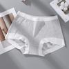 Calzoncillos tipo bóxer para mujer talla grande 100 kg Algodón Puro Algodón Grado A Sin Costuras Entrepierna Extendida Anti-Exposición Calzoncillos de Cuatro Esquinas para Mujer