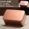 Caja metálica rectangular, adecuada para recuerdos de boda, dulces, cigarrillos, bolsitas de té y como recipiente sellado para hojas de té, cosméticos y golosinas.