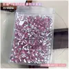 1440 Pedras de Strass Irregulares com Base Plana para Nail Art, Atacado Cristal Transparente Branco Cor Champagne Misturada Decorações de Cristal para Nail Art
