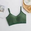 Hermoso Top de Tubo Trasero Íntimos Chaleco Suspbottomer Sexy para Fondo Envoltura de Pecho para Mujer Color Puro con Almohadillas para el Pecho para Ropa Exterior e Interior Sujetador