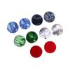 Estilo coreano estilo dulce colorido acrílico piercing pasador redondo para oreja pendientes diy tachuelas para orejas accesorios de joyería venta al por mayor