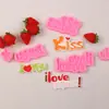 Molde de Silicona para Decoración de Pasteles DIY, Caja con Forma de Corazón de Oso de Dibujos Animados, Tema del Día de San Valentín Qixi
