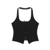 Amazon comércio exterior transfronteiriço Europa e Estados Unidos roupas femininas atacado 2043 verão nova moda borboleta pendurado pescoço colarinho top