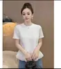 Camiseta de Manga Corta con Bloques de Color de Moda Verano 2026 Original para Transmisión en Vivo Dropshipping Más Vendido