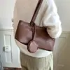 Bolso 2026 Hombro Único Gran Capacidad para Mujer Simple para Viajar Nuevo Estilo Japonés Coreano Otoño Bajo el Brazo Moderno Bolso de Mano de Lujo Ligero