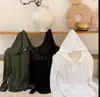 Recomendación popular 2026: chaqueta de protección solar con cordones y capucha de media cremallera, sudadera holgada y versátil, abrigo elegante para mujer