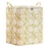 Bolsa de Armazenamento com Zíper Daisy Cesto de Armazenamento Roupas Edredom À Prova de Umidade Caixa de Armazenamento Reforçada Alça Bolsa de Armazenamento Armazenamento